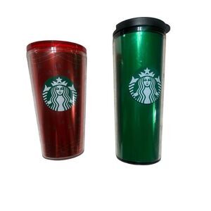 Starbucks 2020 Plastic Holiday Tumbler Set 24oz